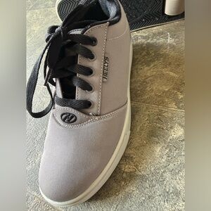 Heelys Men's Grey Canvas Sneaker with Black Laces
